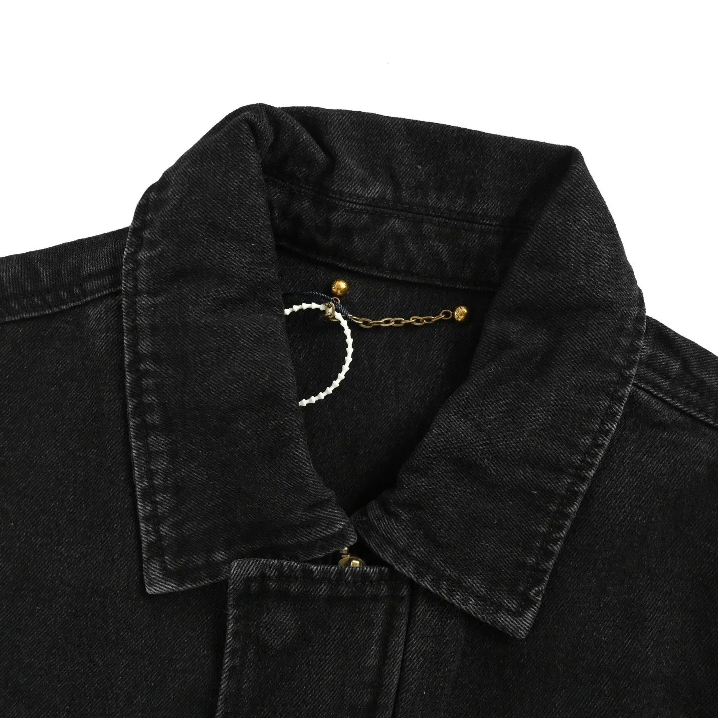 Louis Vuitton Floral Embossed Wash Denim Jacket